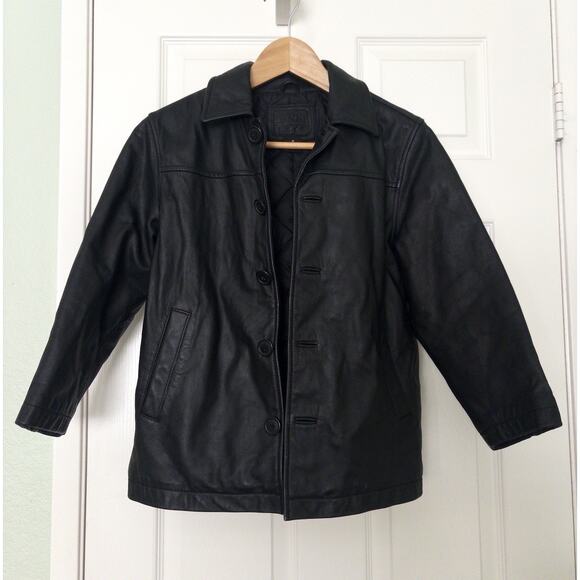 Children’s place Leather Jacket - Picture 1 of 4